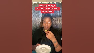 EATING WITHOUT TRIGGERING THE FILTER CHALLENGE #shortsfeed #shortsviral #shortsyoutube