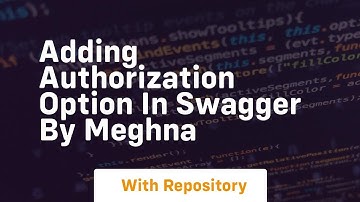 adding authorization option in swagger by meghna