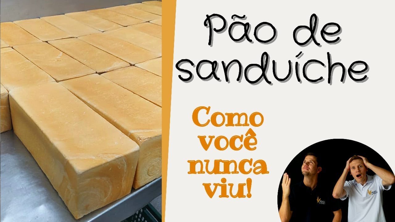 PÃO DE FORMA PARA SANDUÍCHE | Receita industrial maravilhosa