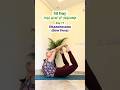 Day 11 - Dhanurasana (Can you lift into a bow pose like this?) #backbends #dhanurasana #dailyyoga