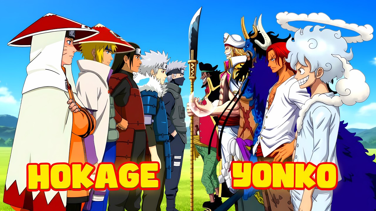 Hokages vs Yonkos – The Ultimate Battle Between Ninja and Pirates!