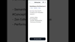 NoteNexus Smart mode editor #uidesign #mobileappdesign #100daychallenge #appdesign #reactnative