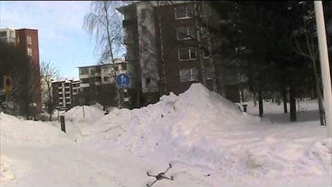 3D printed QuadCopter first flight