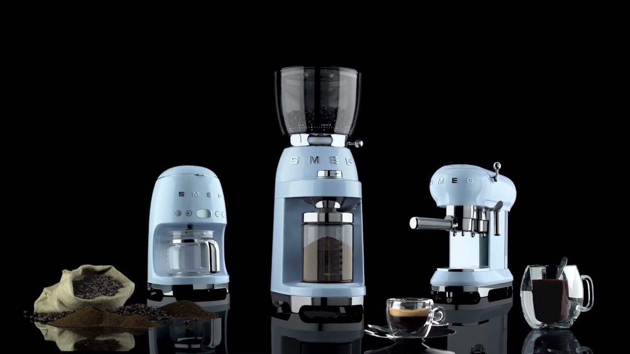 Smeg - Molino de café Smeg Retro - YouTube