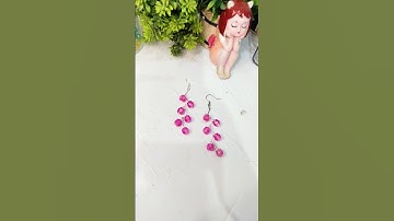 Diy Easy Earrings 😱#youtubeshorts #diy #handmade #earrings #shorts #trending #trendingshorts