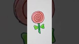 Easy kids drawing 🍭#shorts #trending #youtubeshorts #amaira #art #viralvideo #viralshorts #ytshorts