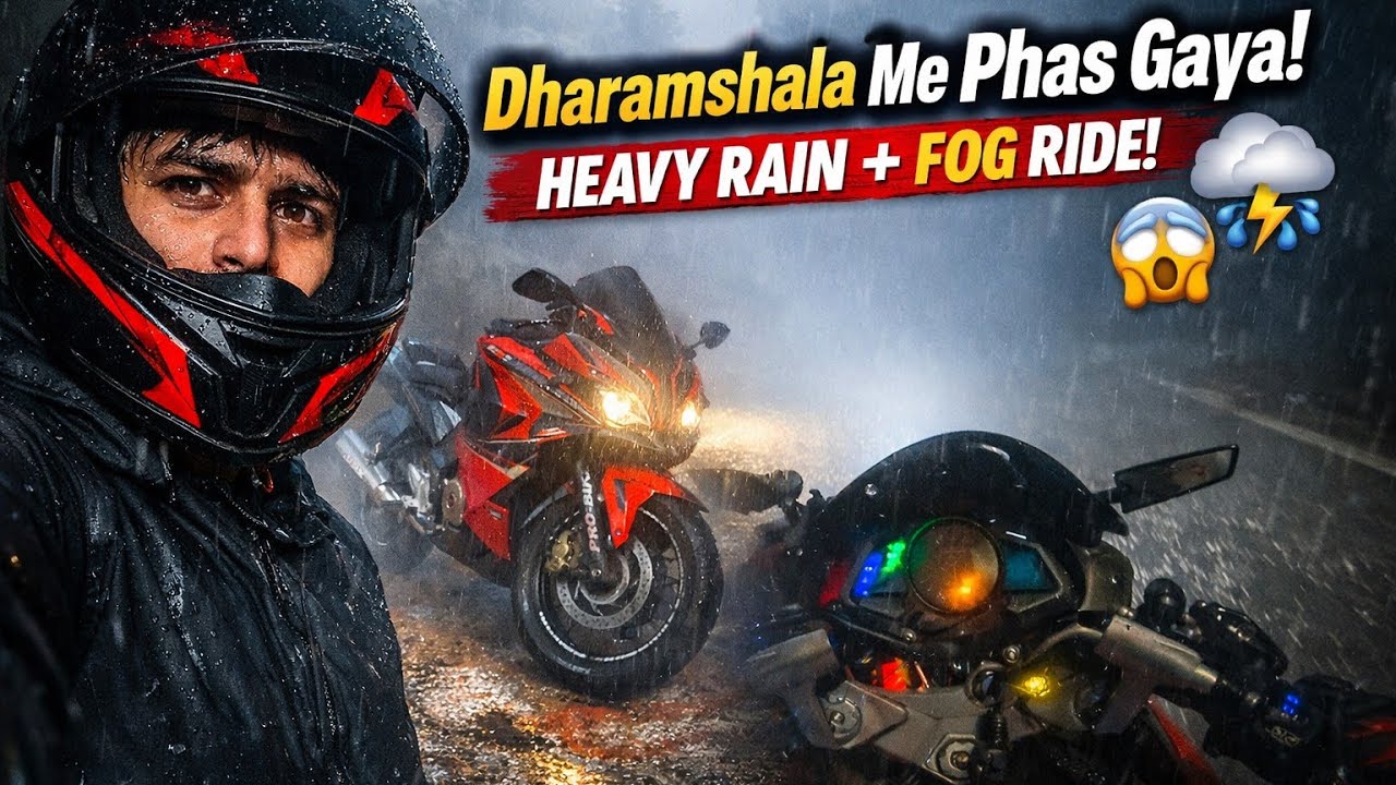 Socha Smooth Ride Hogi… Par Fog Aur Rain Mil Gayi 😅 ||Arun Thakur vlogs||AT167