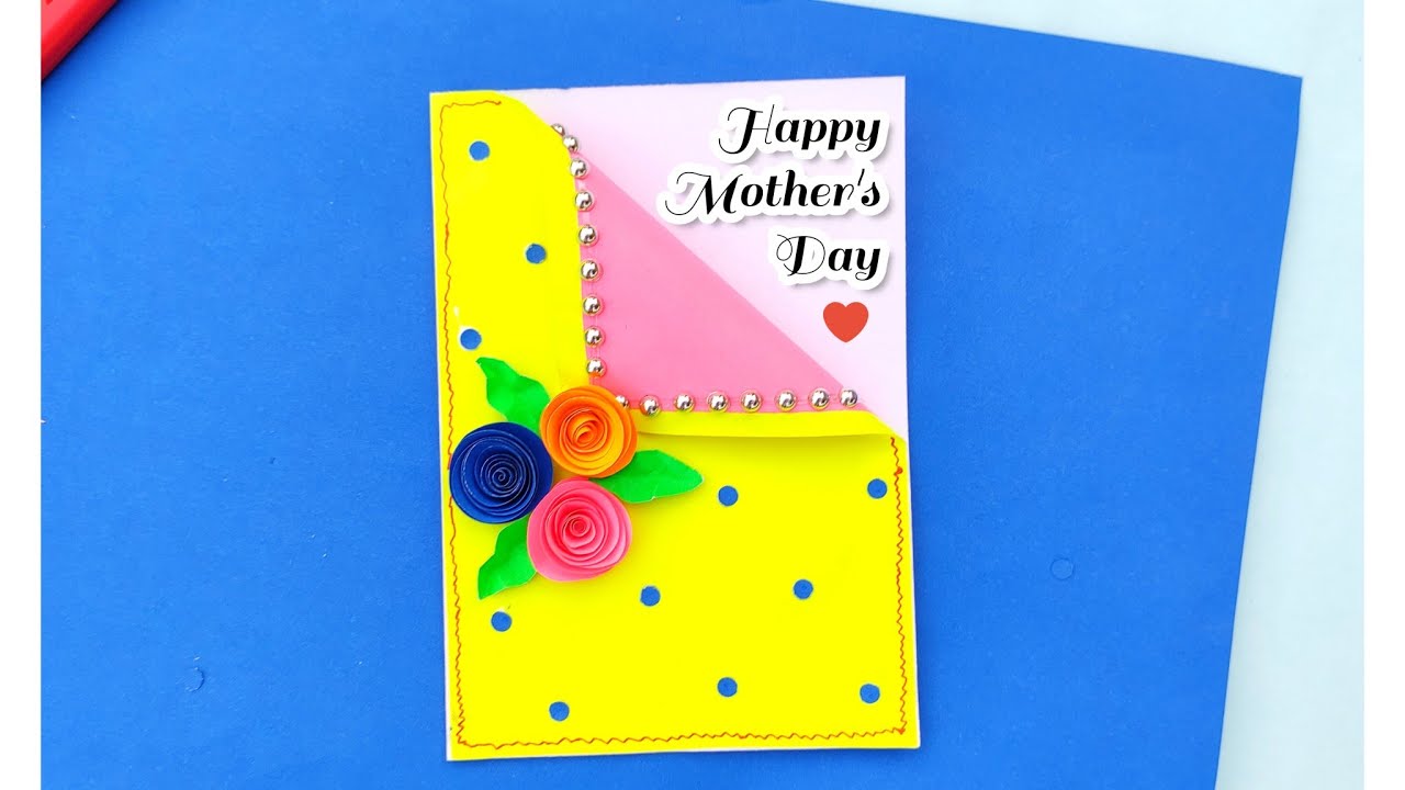 Mother's day card making handmade / Easy and beautiful card for mother ...