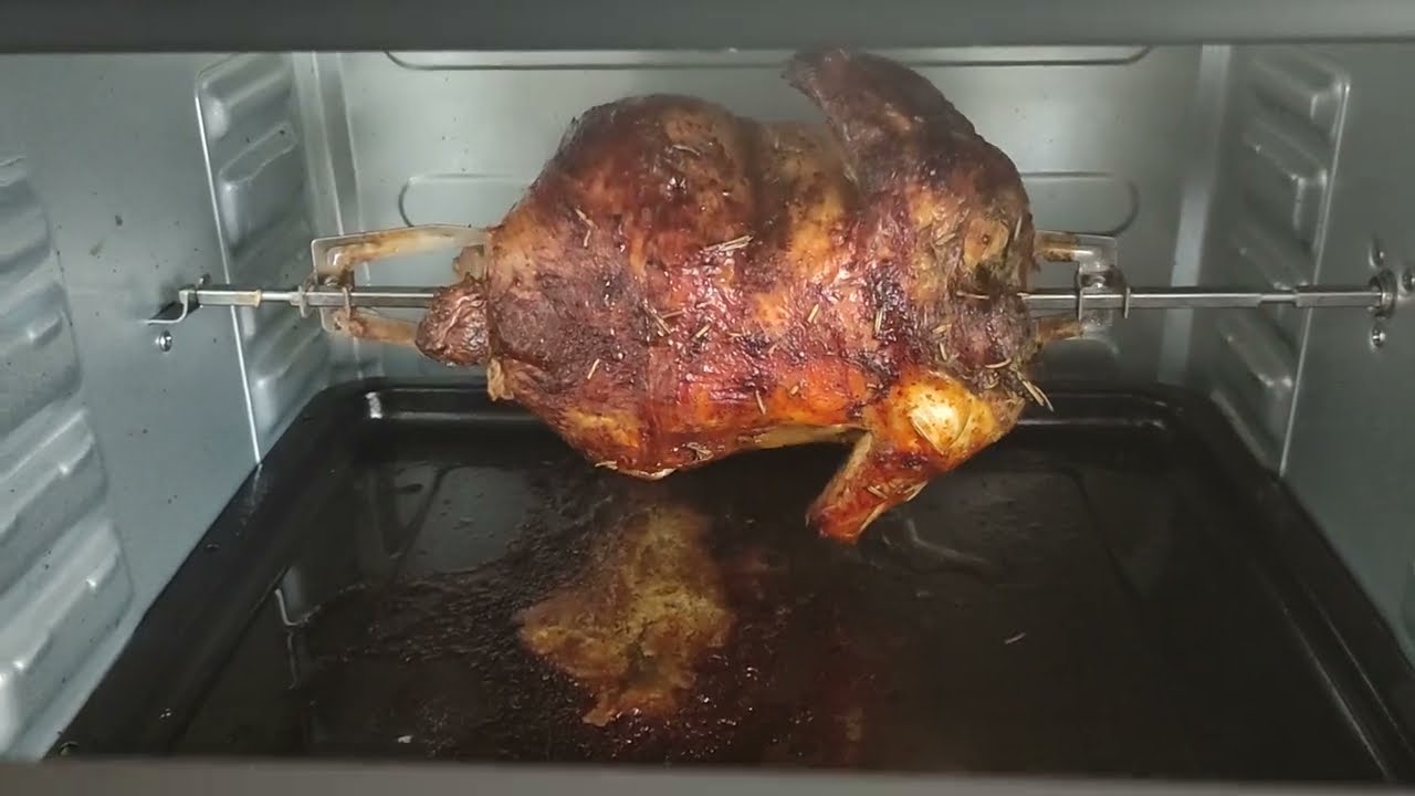 Pollo a la brasa RECETA DE POLLERIA en horno electrico rosticero blackline
