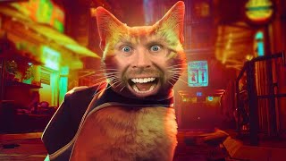 Streaming until I beat Stray (the cat game)