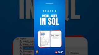 Easy Way to Create a Login and Map it to a User in #sql Server #database #shorts