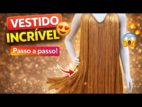 ESSE VESTIDO DE FRANJAS VAI TE SURPREENDER 🥰😉