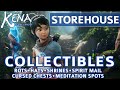 Kena Bridge of Spirits - Storehouse All Collectible Locations (Rots, Hats, Spirit Mail) - 100%
