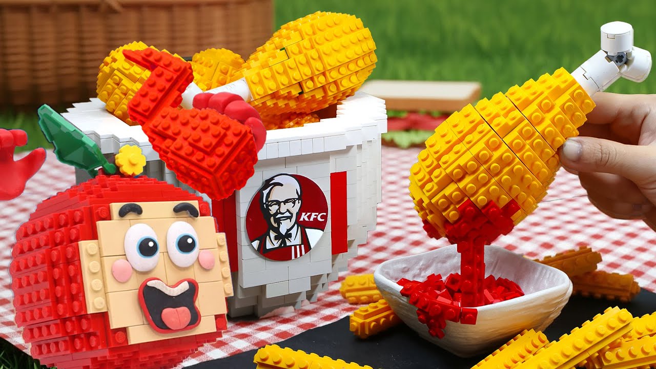 Best Fried Chicken KFC Secret Picnic Compilation 🍟Super Crispy Stop Motion Cooking ASMR