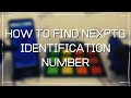 HOW TO FIND NEXPTG GAUGE IDENTIFICATION NUMBER