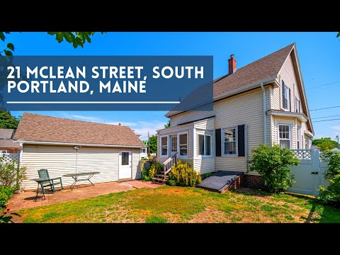 21 Mclean Street, South Portland, ME home video tour