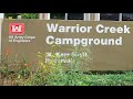 US Army Corps of Engineers, Warrior Creek Campground, Boomer, NC