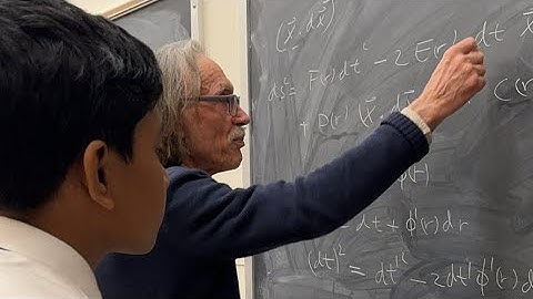 I’m taking Ph.D Physics course-General Relativity at Stony Brook University with Dr. Verbaarschot.