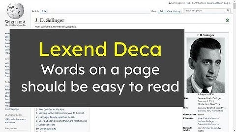 New Lexend font makes reading easier