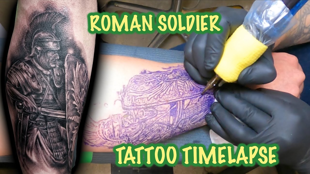 Got myself another roman style tattoo Invictus tattoo in oslo  Soldier  tattoo Gladiator tattoo Roman tattoo