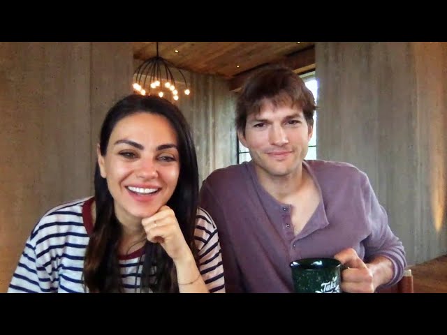 Mila Kunis and Ashton Kutcher funny interview