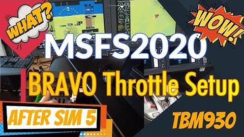 MSFS Bravo Quadrant SETUP TBM930 AFTER Sim 5 ! Can