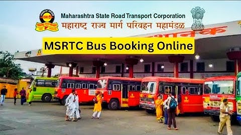 How to book ST / MSRTC BUS online | online ticket book kaise kare #busbooking #msrtc