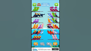 Bird Sort Puzzle l Classic Level 309 l Bird Sort Color Puzzle l Bird Sort Puzzle Challenge #gameplay