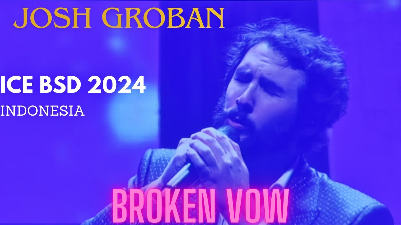 Josh Groban Broken Vow, David Foster 2024 OCBC Premium at Jakarta ICE BSD 14 June 2024