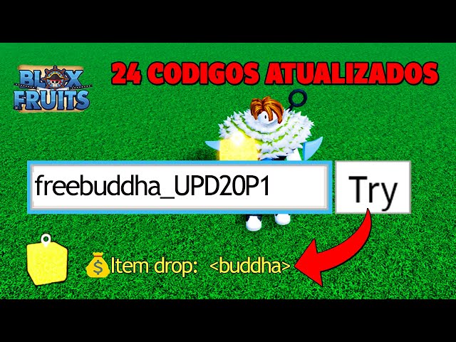 CORRE!! NOVO CÓDIGO DA FRUTA DO BUDDHA PERMANENTE NO BLOX FRUITS