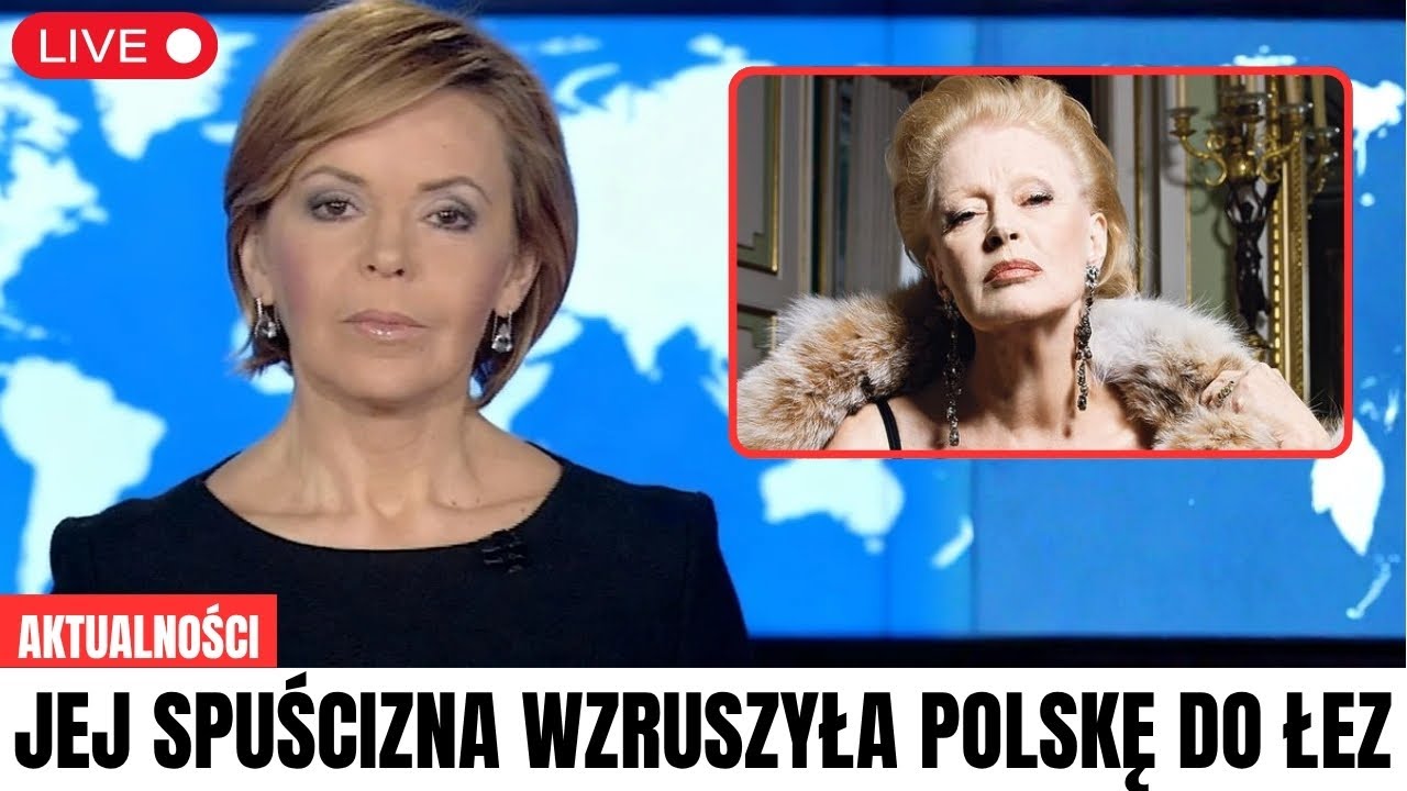 Beata Tyszkiewicz pozostawiła majątek, który poruszył Polskę do łez
