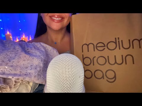 ASMR Clothing Haul 🛍️ High-End Pieces from Bloomingdale’s & Nordstrom (Relaxing & Tingly)