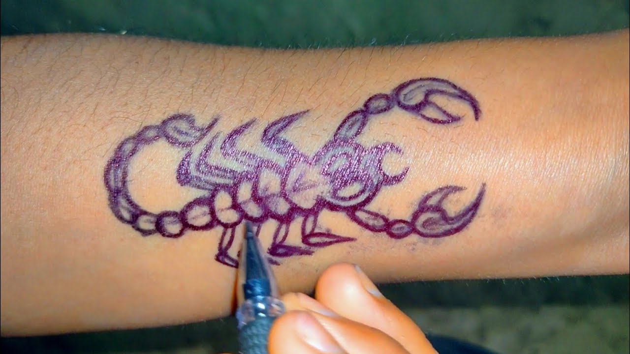 best scorpion tattoo designs || best bicchu tattoo designs || scorpion tattoo