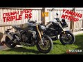 Speed Triple RS vs Yamaha MT10SP - Back to Back which is best ? Just how similar are they ?