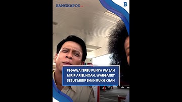 Pegawai SPBU Punya Wajah Mirip Ariel Noah, Warganet Sebut Mirip Juga Shah Rukh Khan