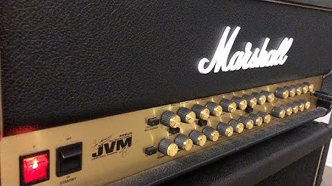 Marshall JVM410 MOD Video of all 4 Channels by Jens Kruse -  also for JVM410hjs / 210 /205