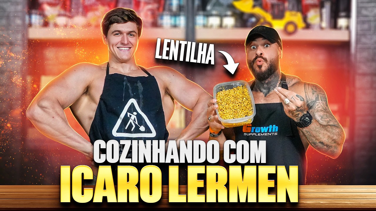 FISICULTURISTA NATURAL & VEGETARIANO: Ícaro Lermen mostra como! | Monstro na Cozinha 