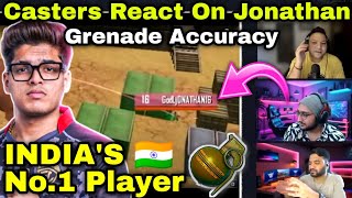 Caster On Jonathan Grenade Accuracy 😮& New Meta In BGMI 😖