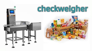 Food factory checkweigher | weight detecting machine