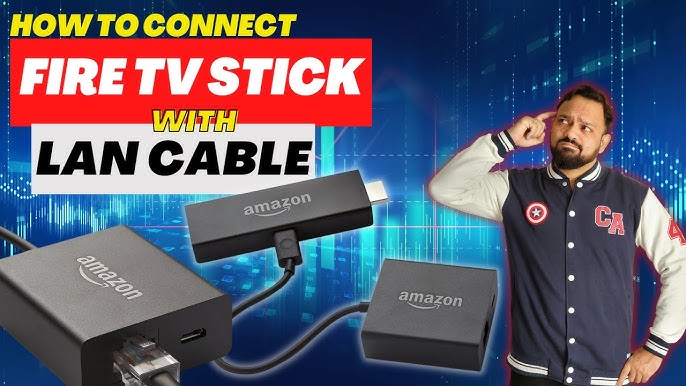 Adaptateur Ethernet LAN pour Fire TV Stick 2ème Boîte de 3ème Flux