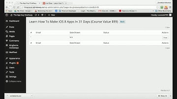Live Draw - Learn How To Make iOS 8 Apps In 31 Days (Course Value $99)