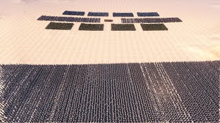 2,000 (ELF, DWARVES, HEAVY KNIGHTS) AGAINST 1,2000 WILD MAN ULTIMATE EPIC BATTLE SIMULATOR UEBS