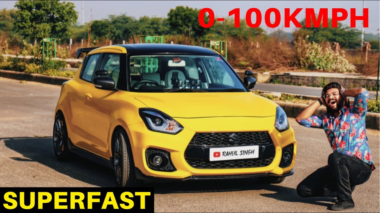 INSANE MODIFIED SWIFT SPORT 0-100 SPEED TEST IN INDIA | SUPERFAST SWIFT ...
