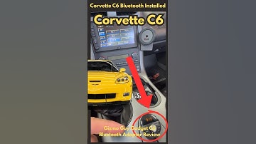 Finally! Bluetooth Audio Installed in my C6 Corvette 🔥🔥🔥