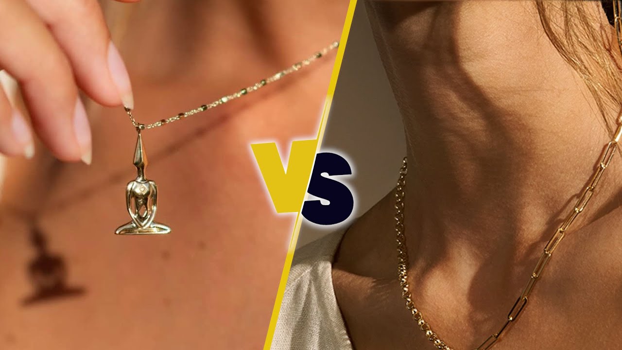 Pendant vs Chain: Choosing the Perfect Necklace for Your Style!