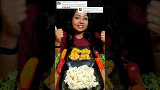 Sevpuri &amp; Cheese Pasta Eating Challenge #shorts #ppeats #sevpuri #pasta