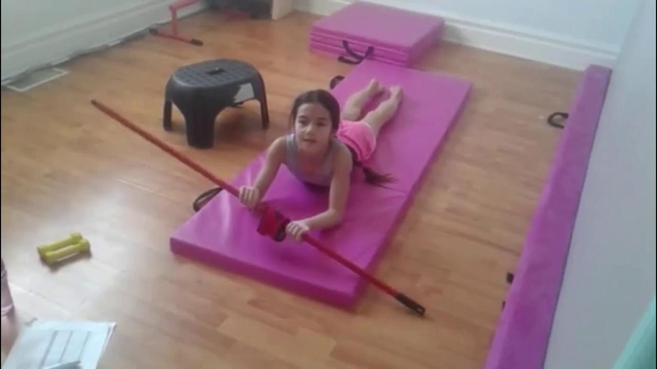 How to do Online Zoom Gymnastics Training Samantha YouTube