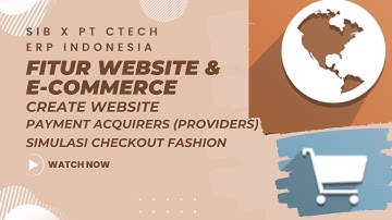 Odoo Software - Fitur Website & E-Commerce [SIB X PT Ctech ERP Indonesia]