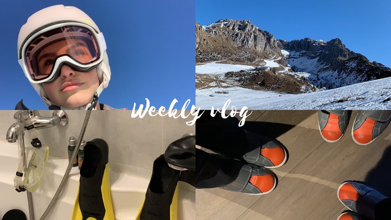 WEEKLY VLOG: Lezioni di sci, Sabato al bowling & Continua lo studio per il test | Valeria Martinelli