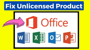 Fix unlicensed product and activation errors in office | How to fix Product Activation Failed